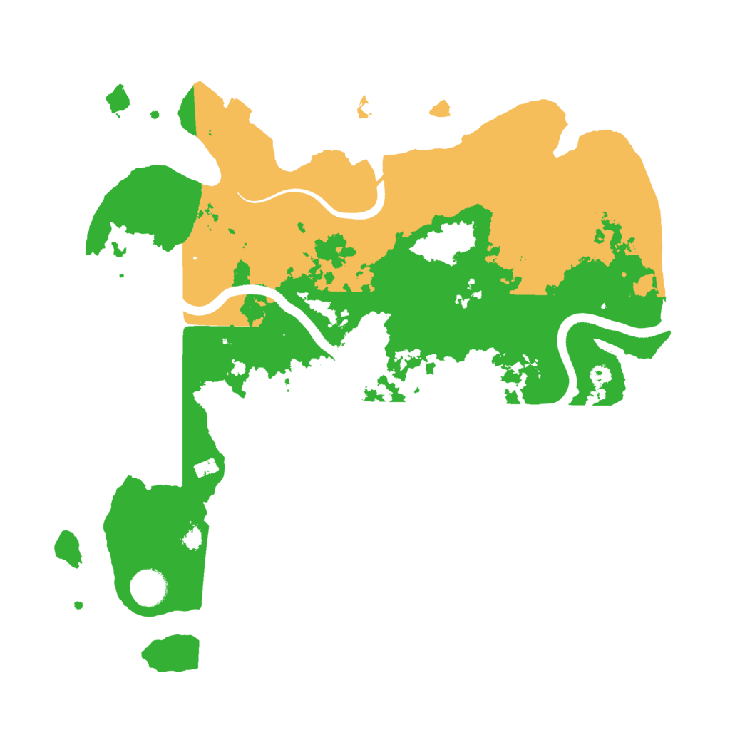 Biome Rust Map: Procedural Map, Size: 3500, Seed: 1501728418