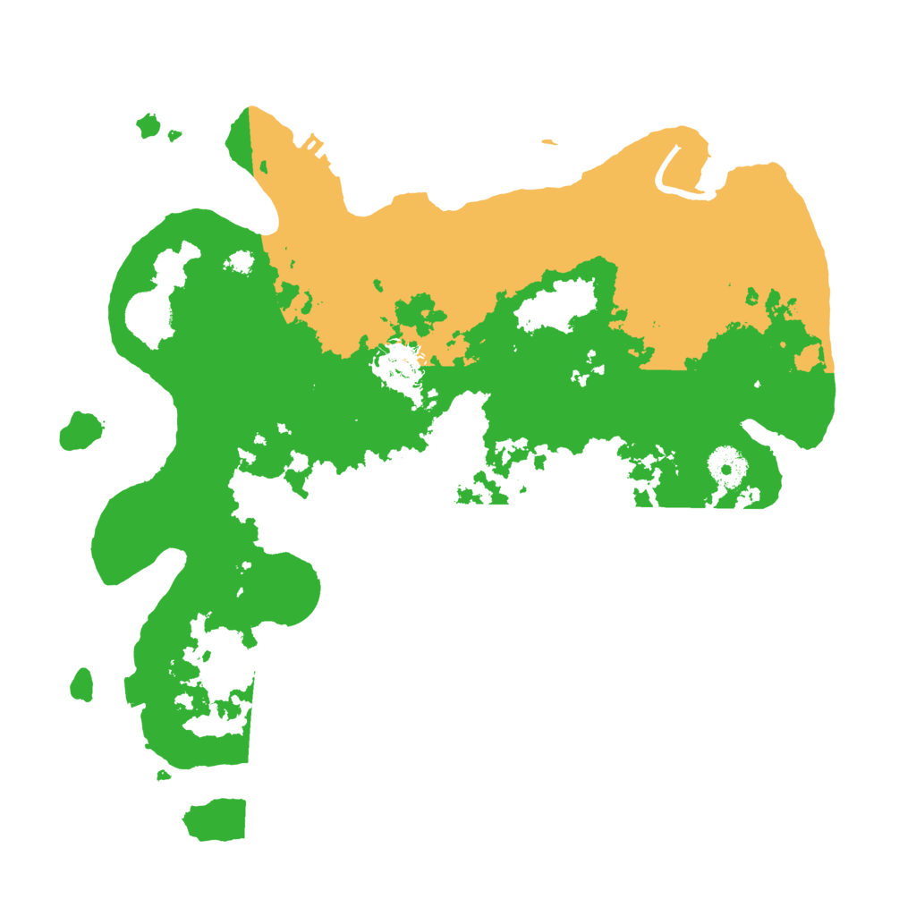 Biome Rust Map: Procedural Map, Size: 3500, Seed: 1501728418