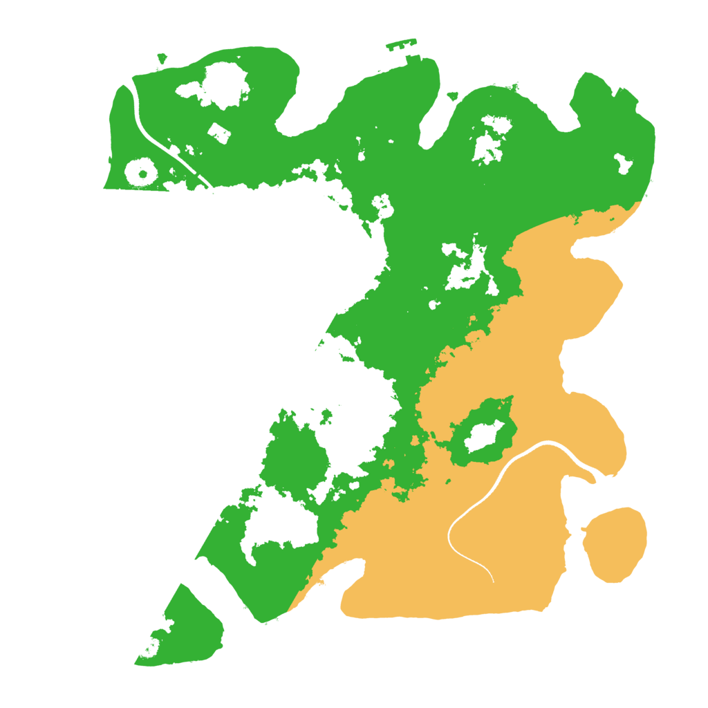 Biome Rust Map: Procedural Map, Size: 3500, Seed: 1176565105