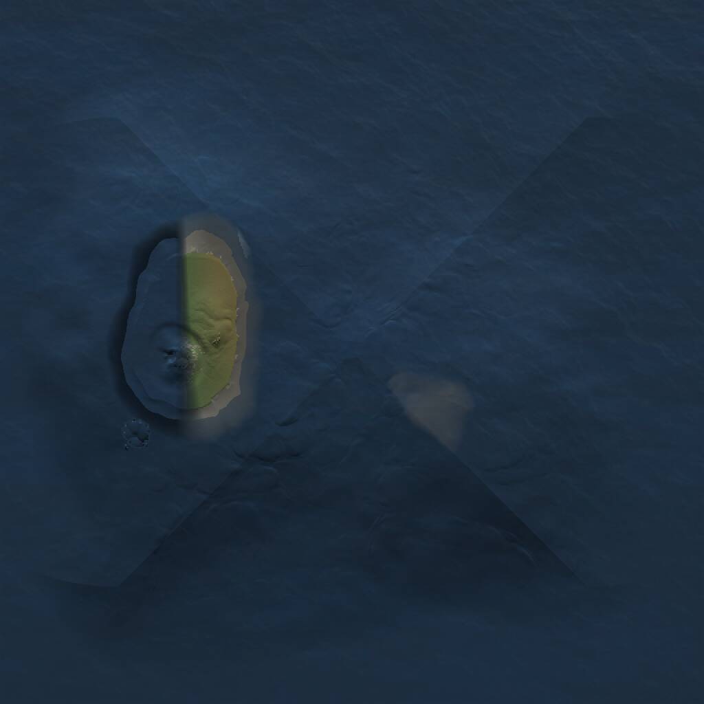 Rust Map: Procedural Map, Size: 1000, Seed: 1746390547, 1 Monuments