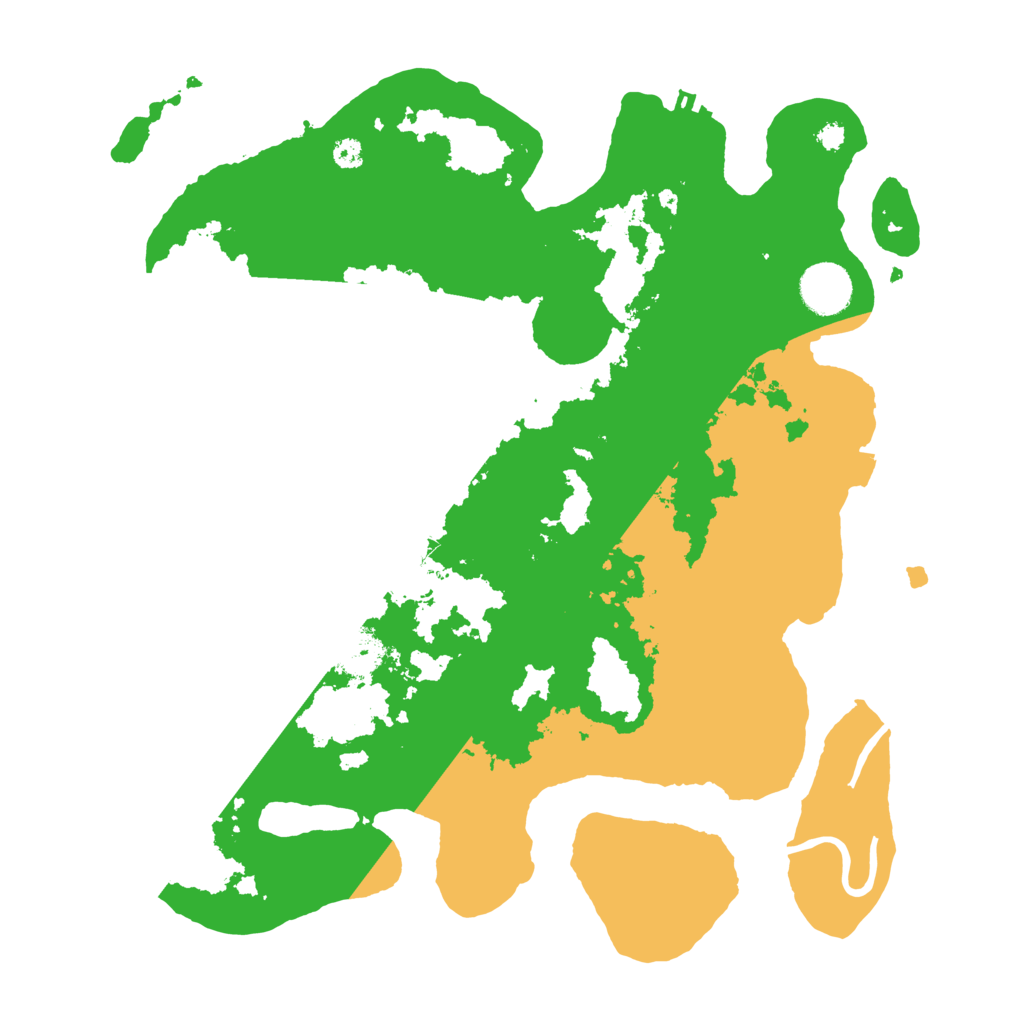 Biome Rust Map: Procedural Map, Size: 3500, Seed: 1751698114