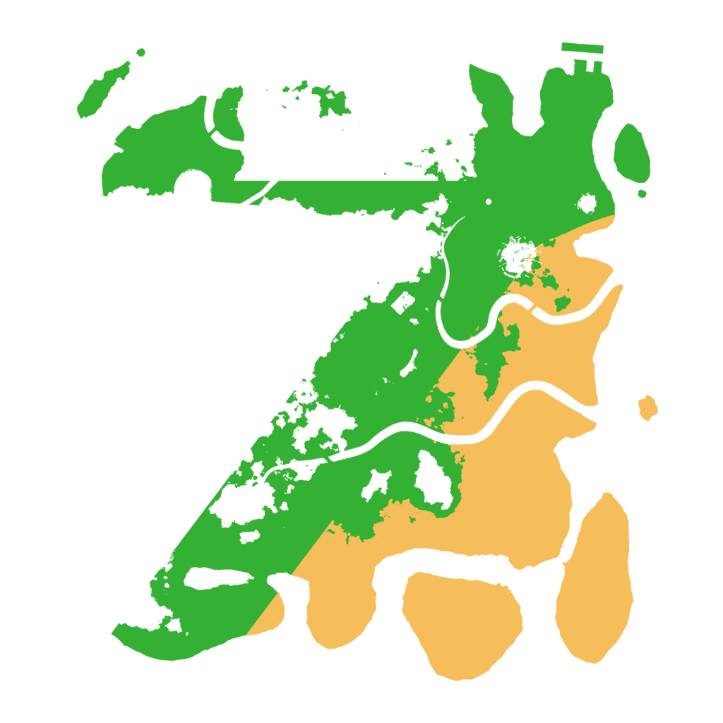 Biome Rust Map: Procedural Map, Size: 3500, Seed: 1751698114