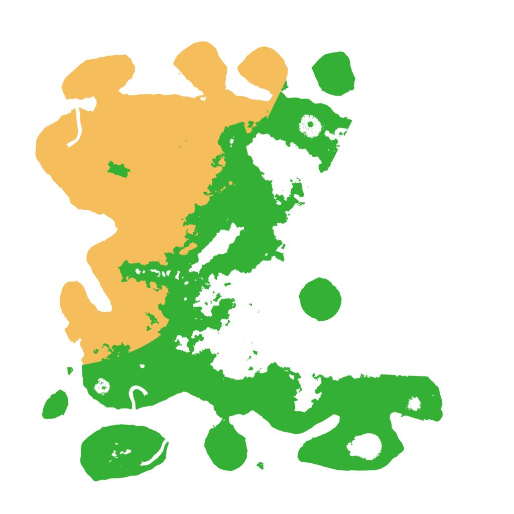 Biome Rust Map: Procedural Map, Size: 3500, Seed: 1045477