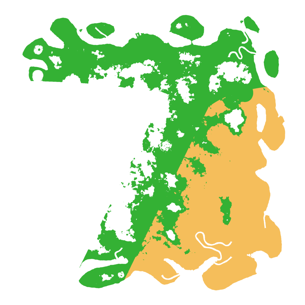 Biome Rust Map: Procedural Map, Size: 5000, Seed: 286463047