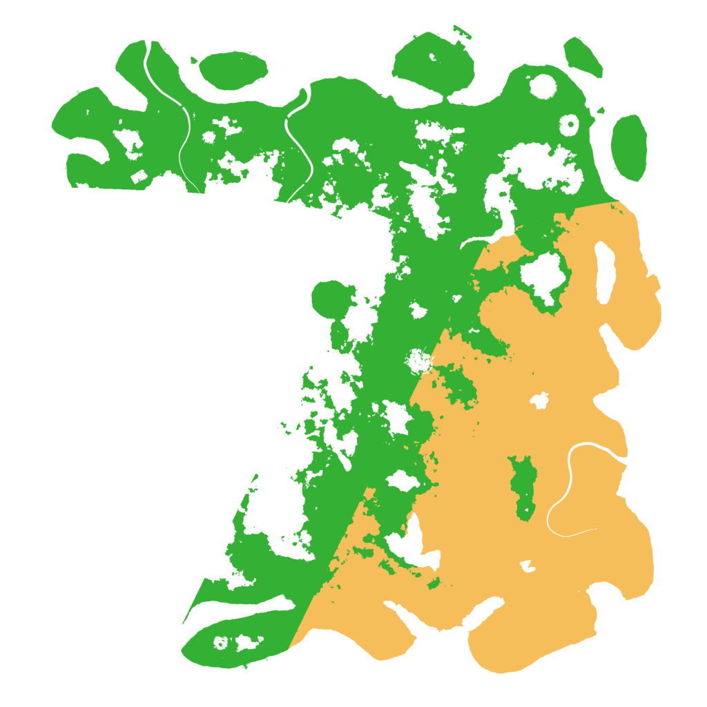 Biome Rust Map: Procedural Map, Size: 5000, Seed: 286463047