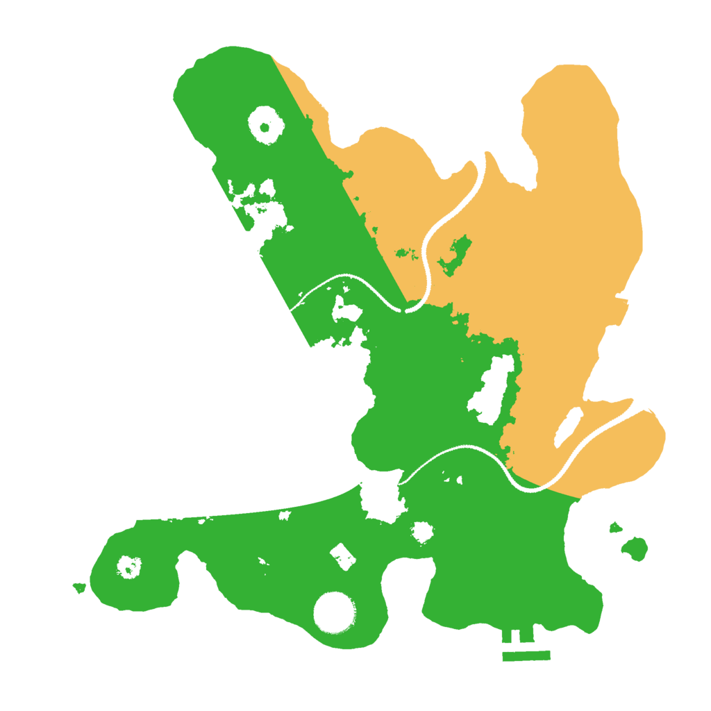 Biome Rust Map: Procedural Map, Size: 3000, Seed: 938944798