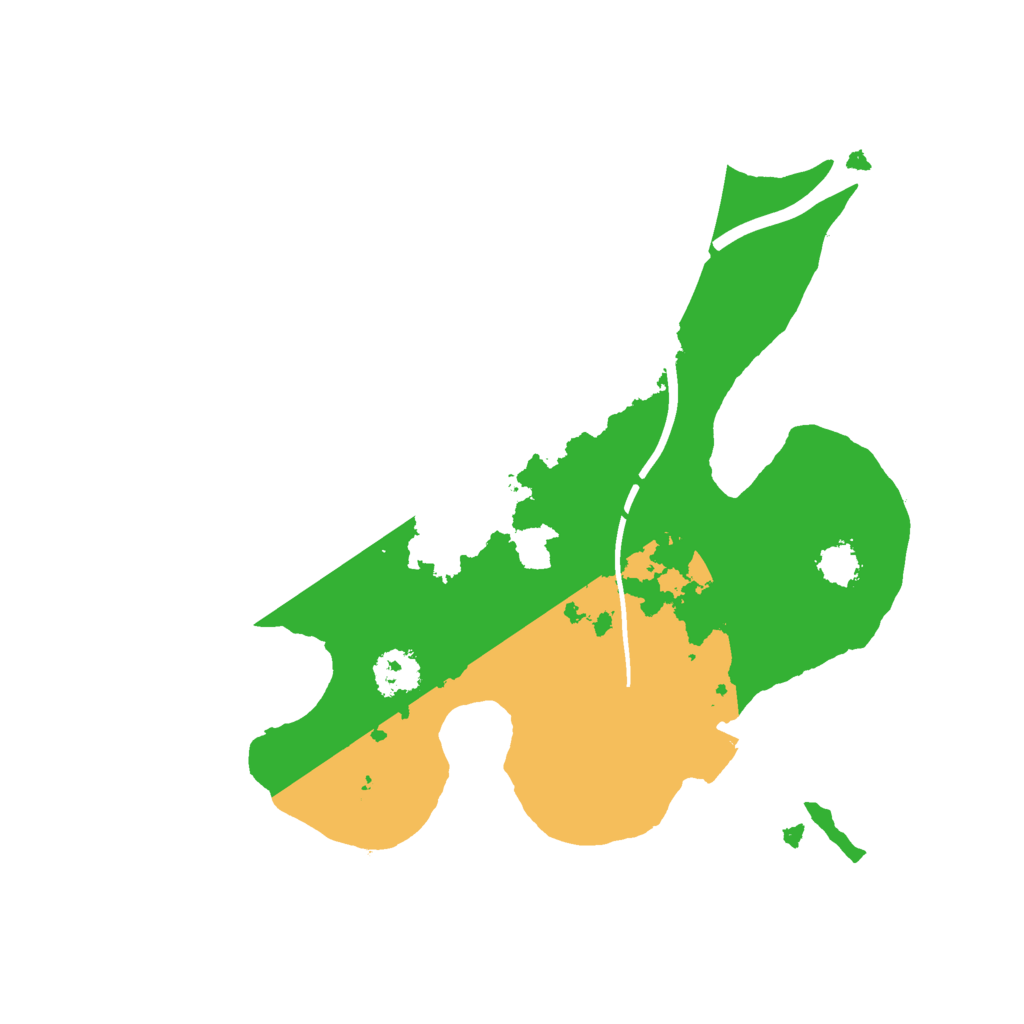 Biome Rust Map: Procedural Map, Size: 2250, Seed: 680577121