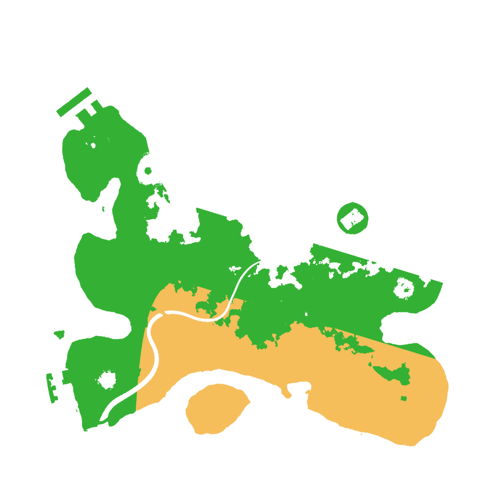 Biome Rust Map: Procedural Map, Size: 2554, Seed: 13825