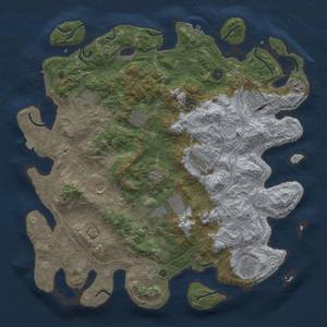 Thumbnail Rust Map: Procedural Map, Size: 4500, Seed: 6546857, 19 Monuments