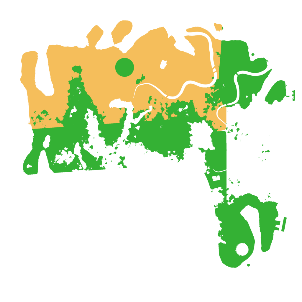 Biome Rust Map: Procedural Map, Size: 4250, Seed: 1662603516