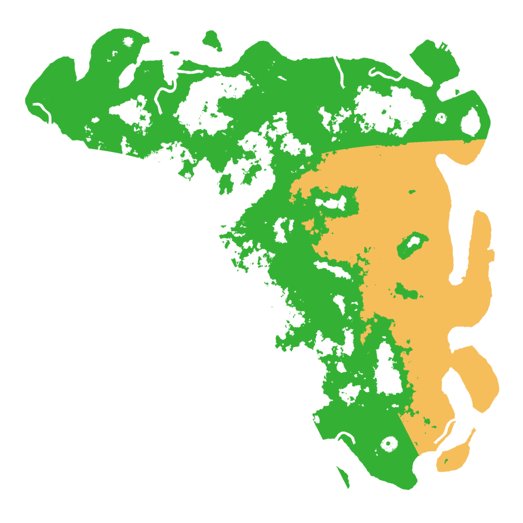 Biome Rust Map: Procedural Map, Size: 5000, Seed: 67563469
