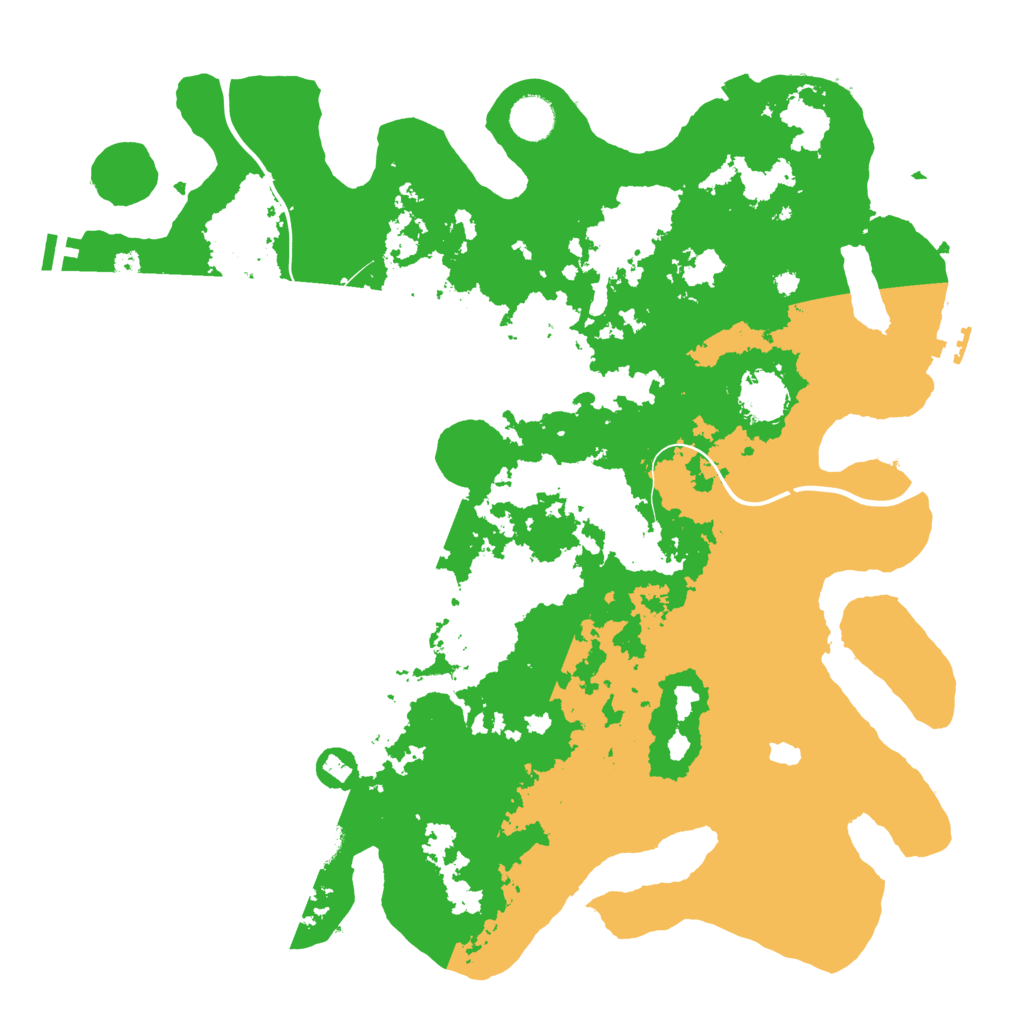 Biome Rust Map: Procedural Map, Size: 4000, Seed: 32916052