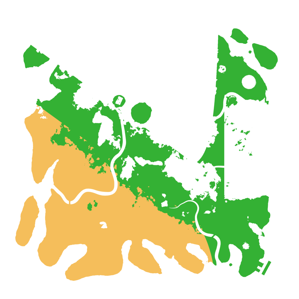 Biome Rust Map: Procedural Map, Size: 4000, Seed: 1423277520