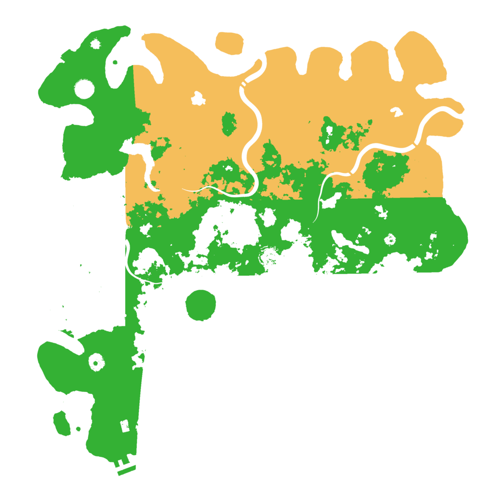 Biome Rust Map: Procedural Map, Size: 4500, Seed: 2146383647