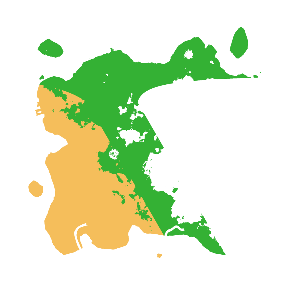 Biome Rust Map: Procedural Map, Size: 3000, Seed: 7080