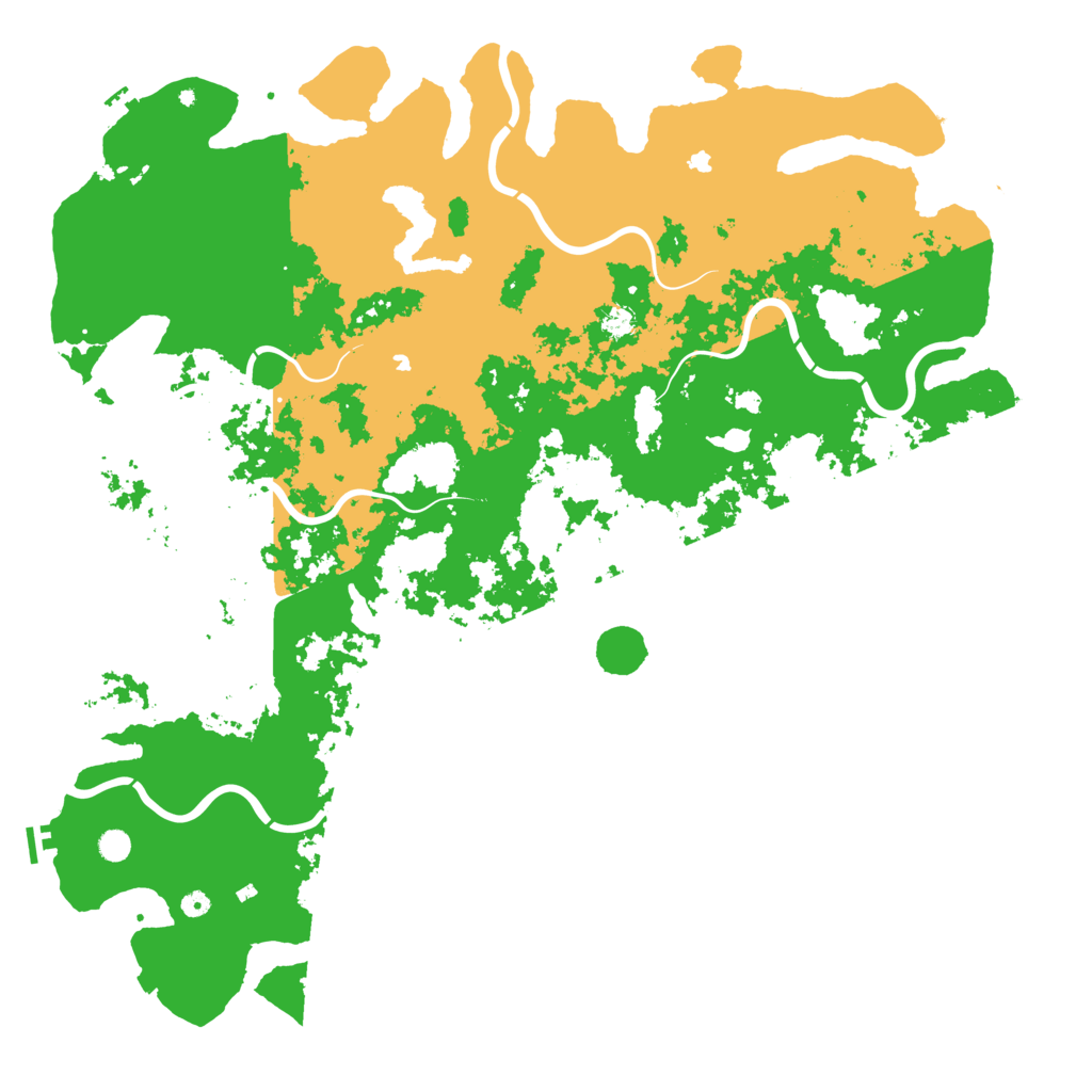 Biome Rust Map: Procedural Map, Size: 6000, Seed: 1113013198
