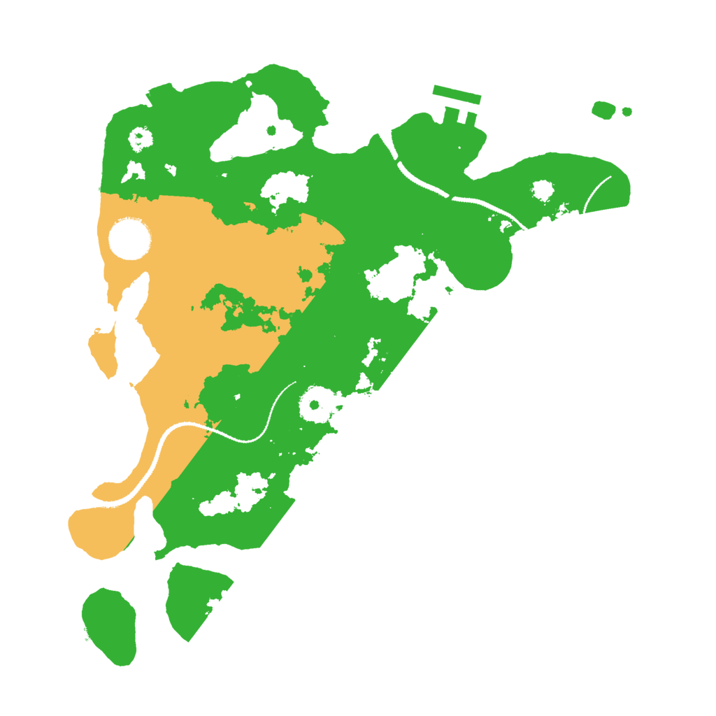 Biome Rust Map: Procedural Map, Size: 3000, Seed: 1400531117