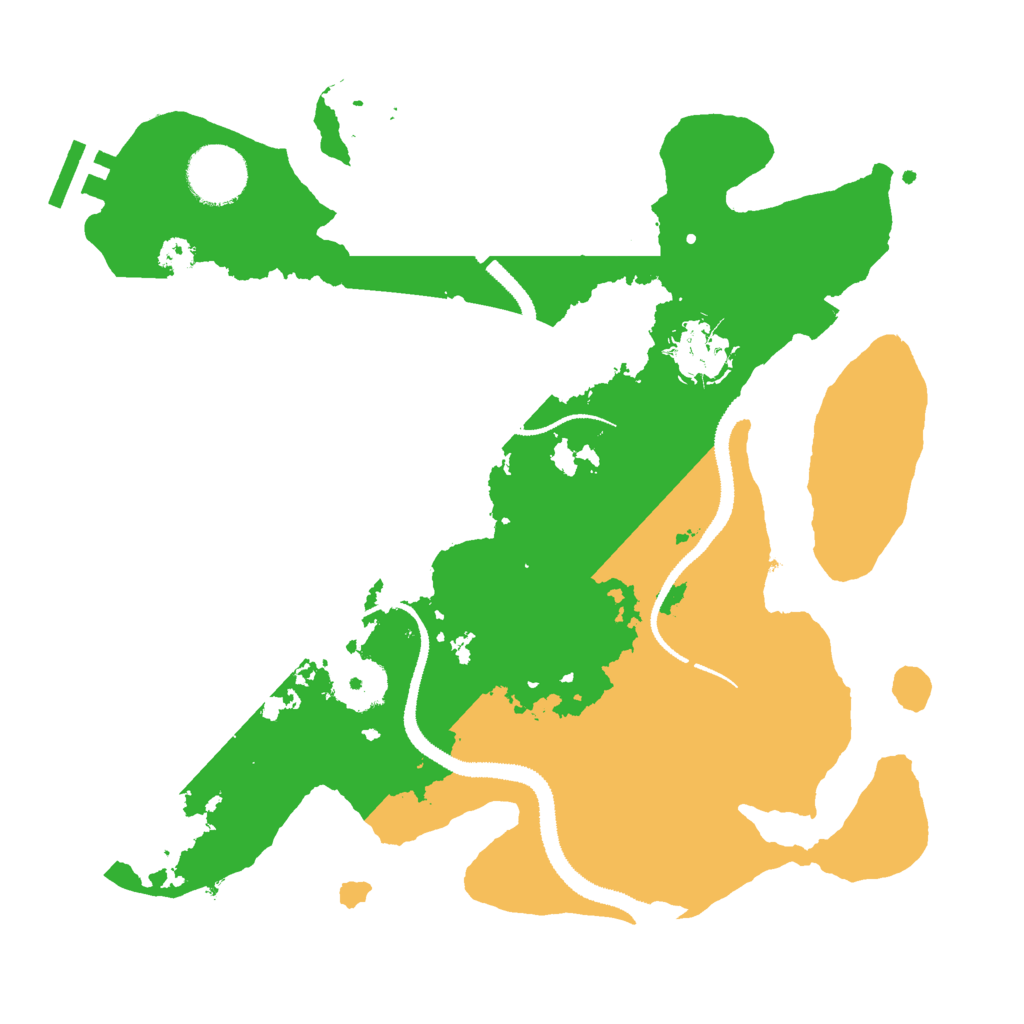 Biome Rust Map: Procedural Map, Size: 3000, Seed: 17192