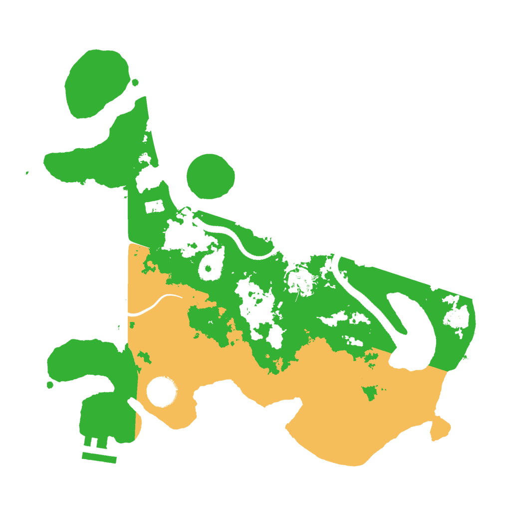 Biome Rust Map: Procedural Map, Size: 3000, Seed: 676199341