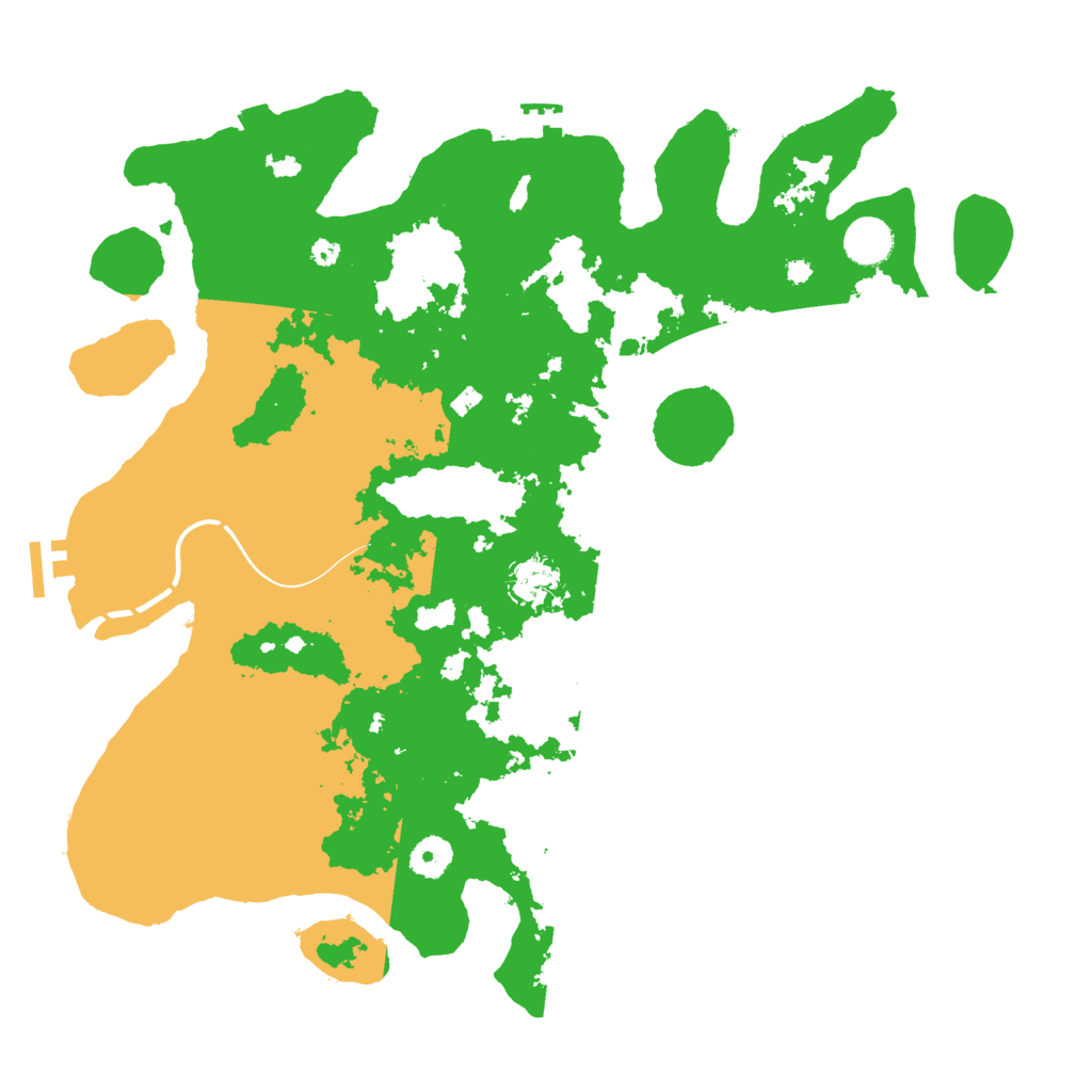 Biome Rust Map: Procedural Map, Size: 3950, Seed: 95851292