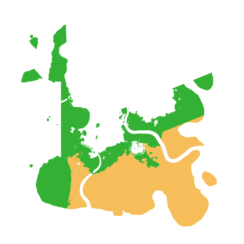 Biome Rust Map: Procedural Map, Size: 3000, Seed: 9028143