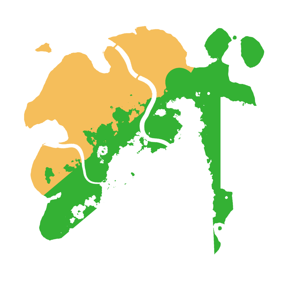 Biome Rust Map: Procedural Map, Size: 3000, Seed: 1078834968