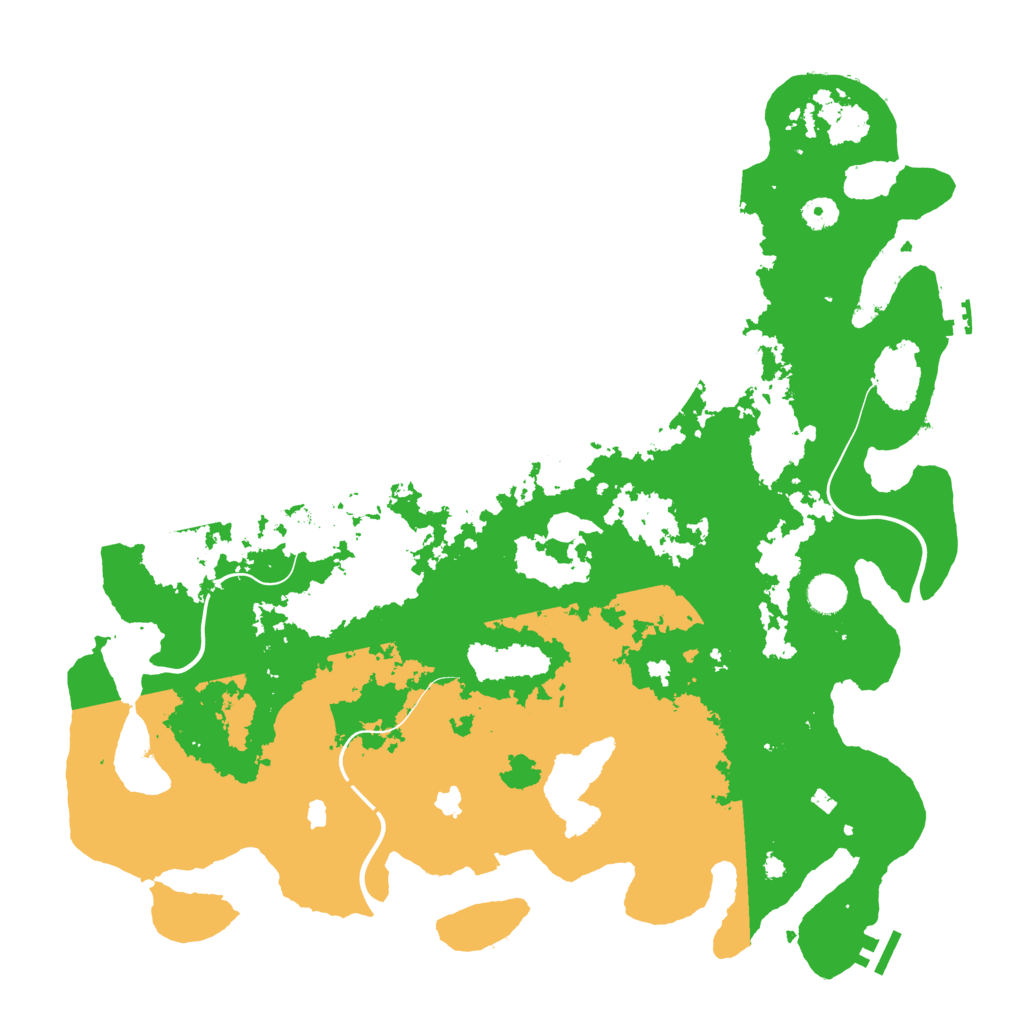 Biome Rust Map: Procedural Map, Size: 4500, Seed: 333557726
