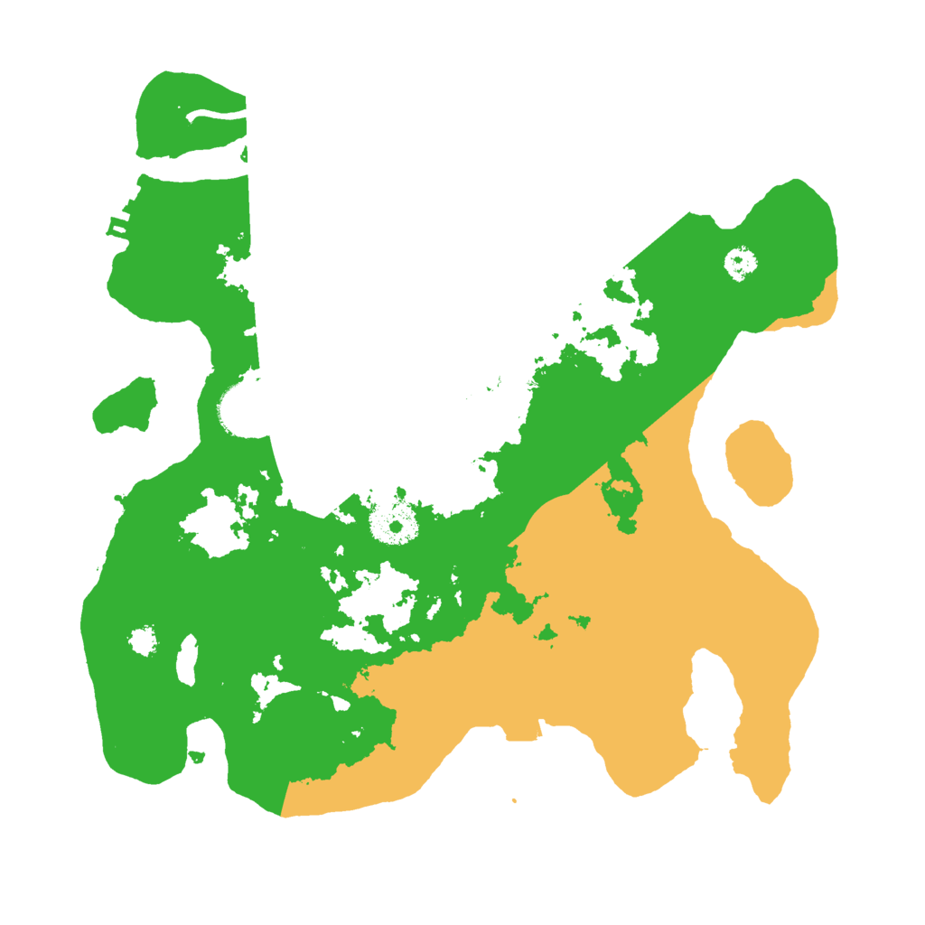 Biome Rust Map: Procedural Map, Size: 3000, Seed: 8907321