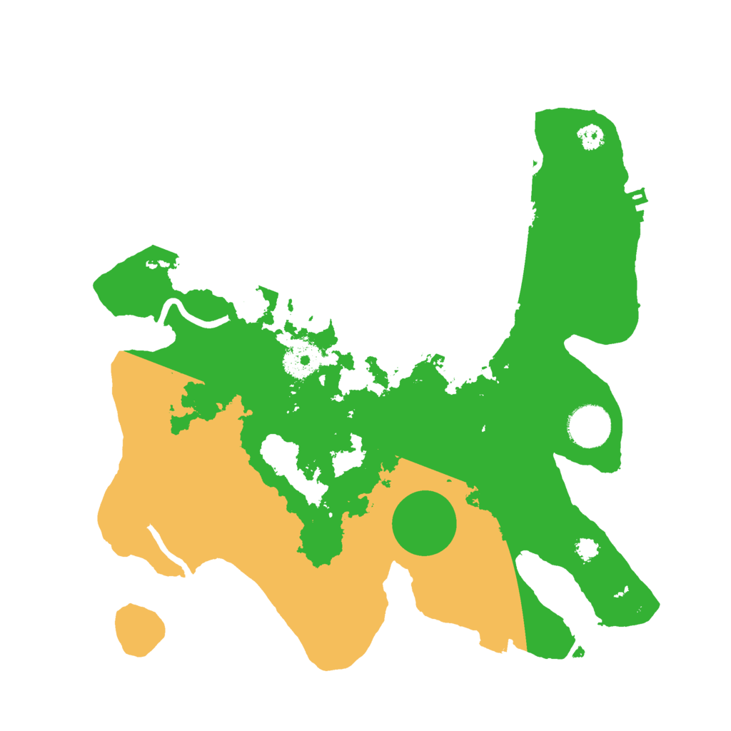 Biome Rust Map: Procedural Map, Size: 3000, Seed: 406837627