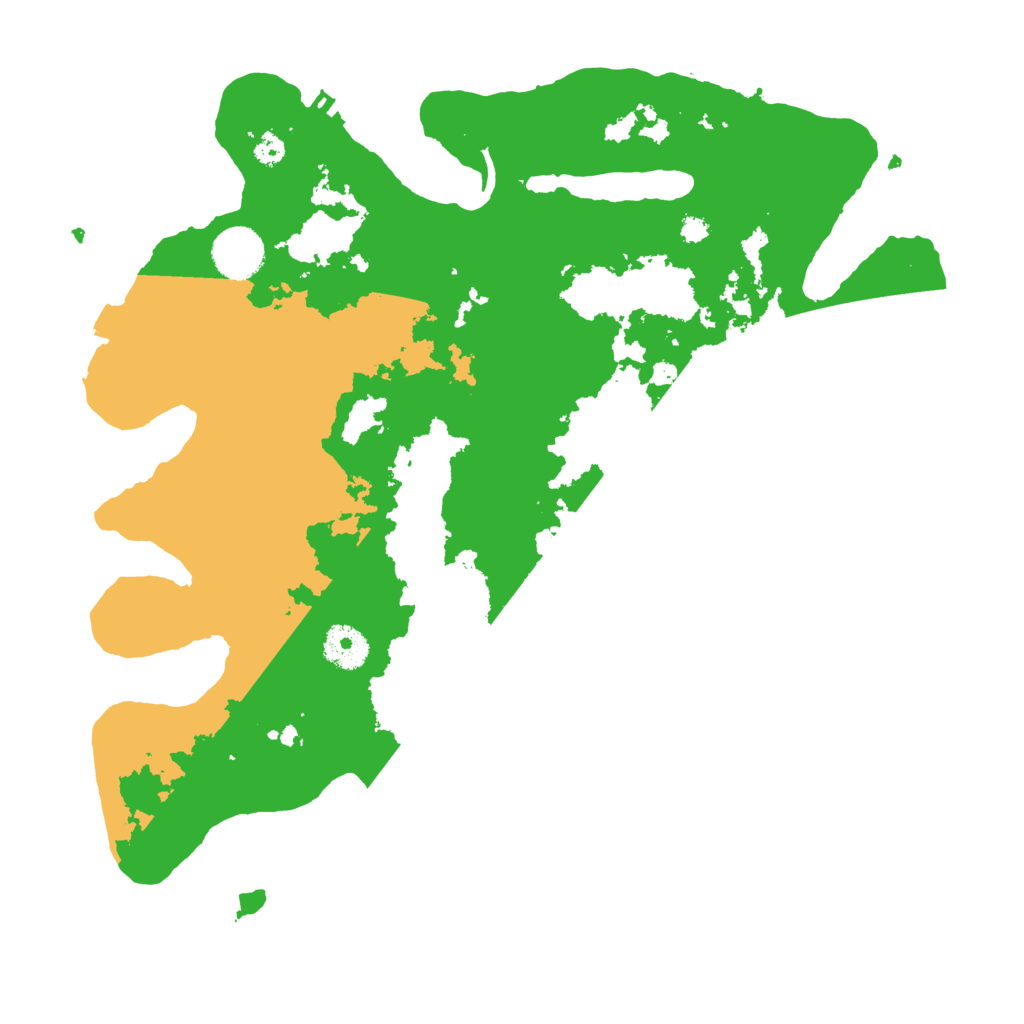 Biome Rust Map: Procedural Map, Size: 3500, Seed: 2007732656