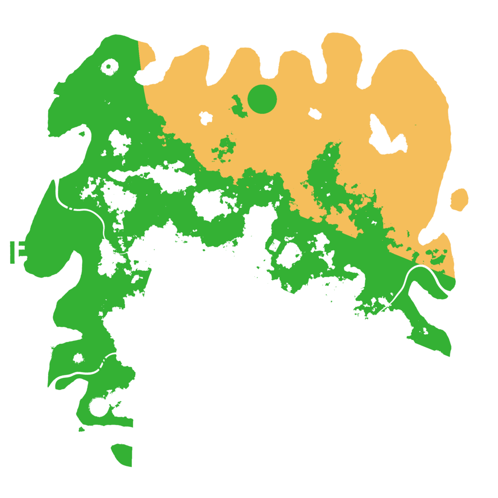 Biome Rust Map: Procedural Map, Size: 4500, Seed: 1035605307
