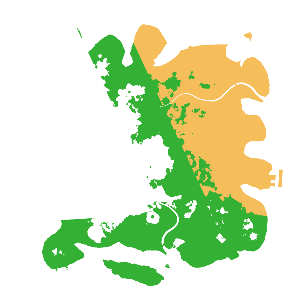 Biome Rust Map: Procedural Map, Size: 3500, Seed: 1019987028