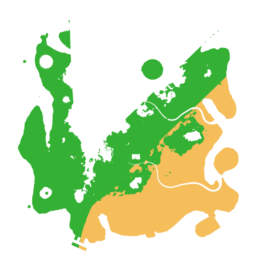 Biome Rust Map: Procedural Map, Size: 3400, Seed: 236137378