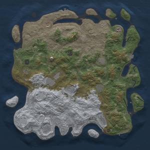 Thumbnail Rust Map: Procedural Map, Size: 4500, Seed: 411166189, 19 Monuments