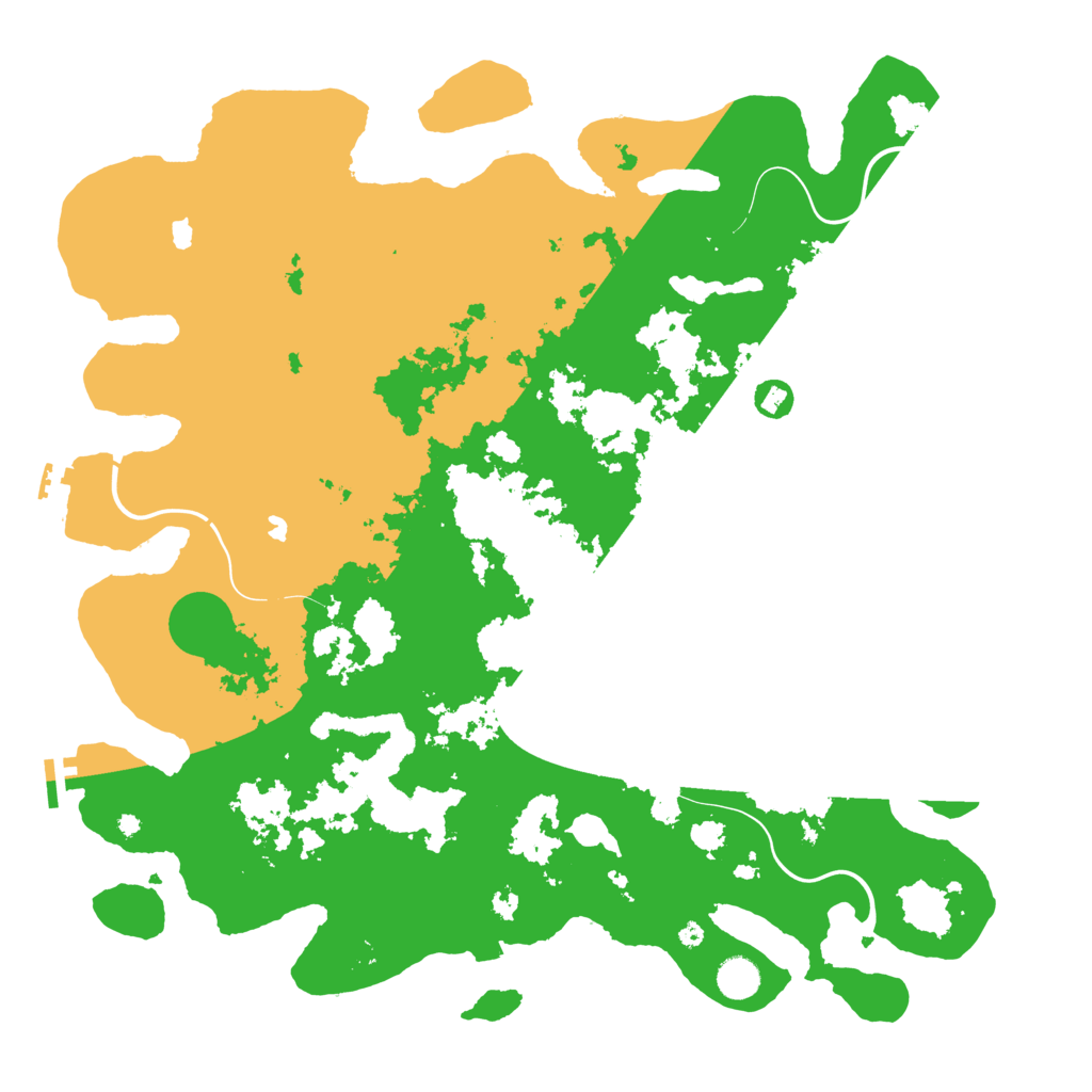 Biome Rust Map: Procedural Map, Size: 4500, Seed: 827016999