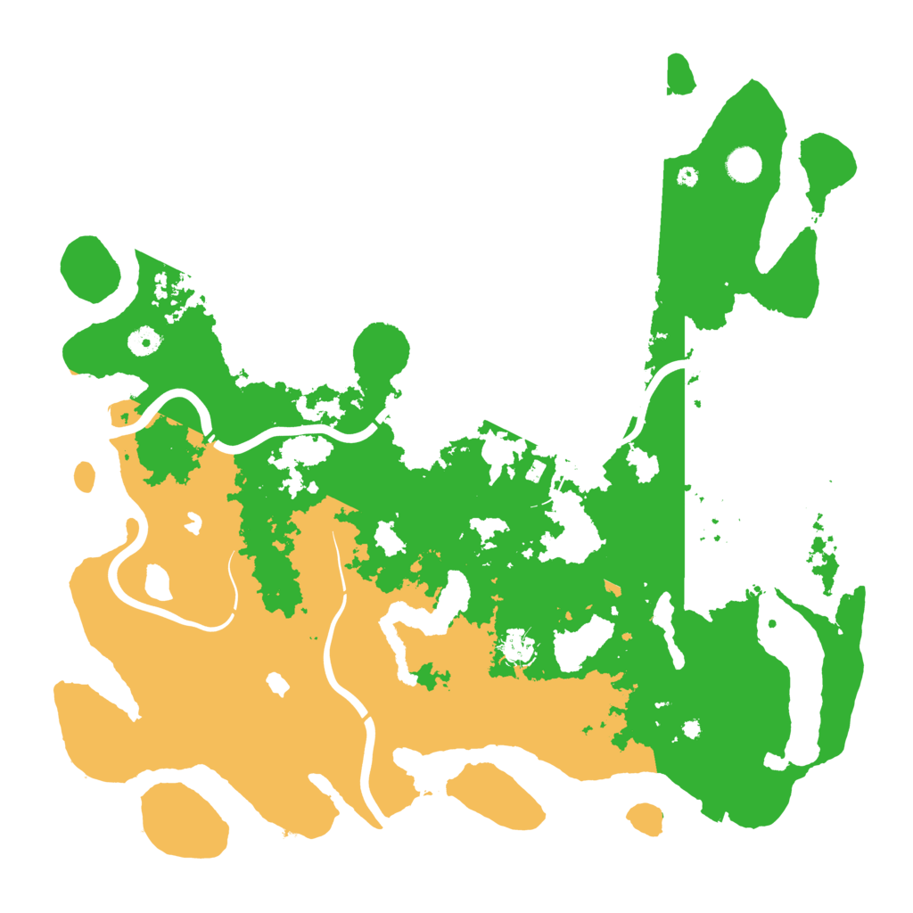 Biome Rust Map: Procedural Map, Size: 4500, Seed: 57154974