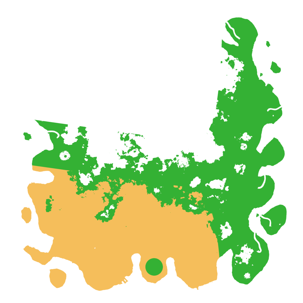 Biome Rust Map: Procedural Map, Size: 4600, Seed: 10046539