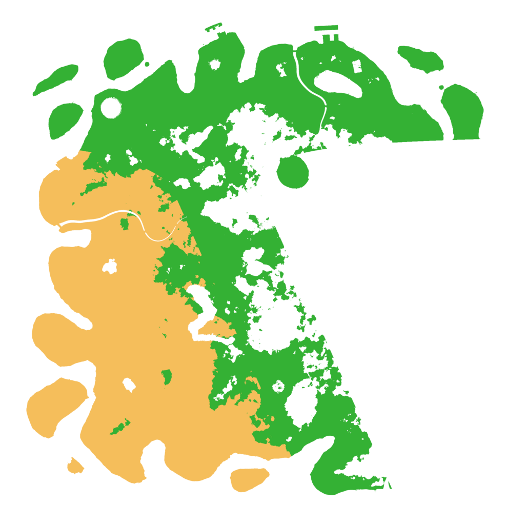 Biome Rust Map: Procedural Map, Size: 4500, Seed: 447808219