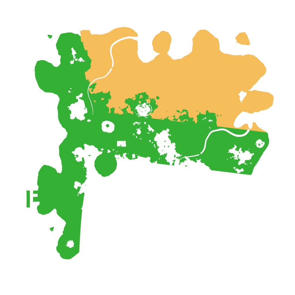 Biome Rust Map: Procedural Map, Size: 3500, Seed: 2354