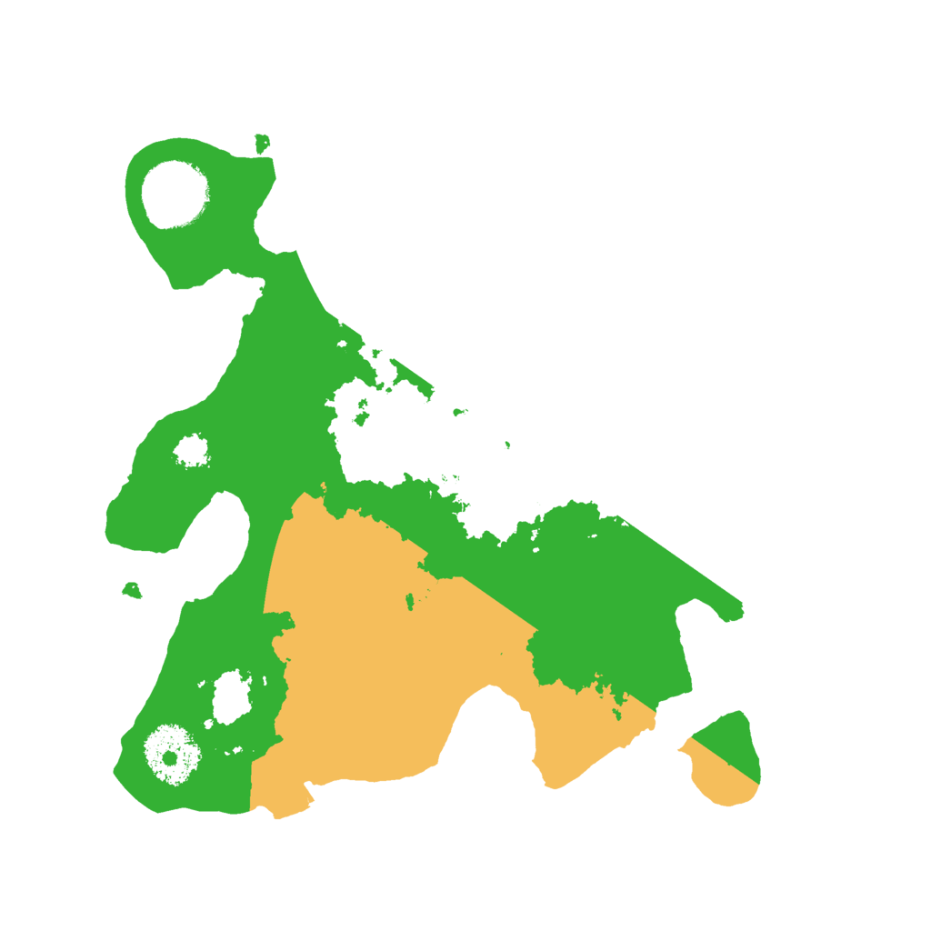 Biome Rust Map: Procedural Map, Size: 2500, Seed: 2465505