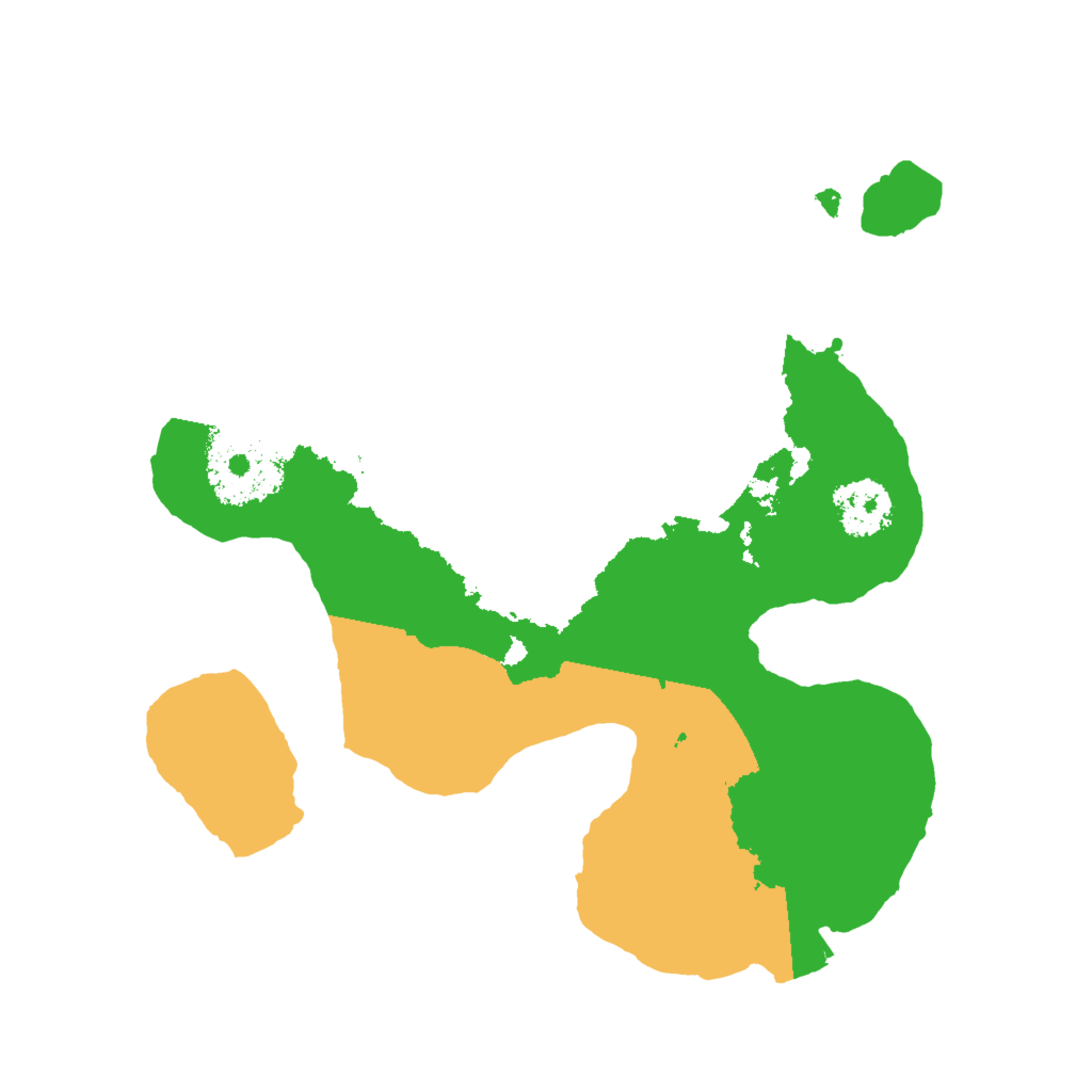 Biome Rust Map: Procedural Map, Size: 2000, Seed: 1387396464