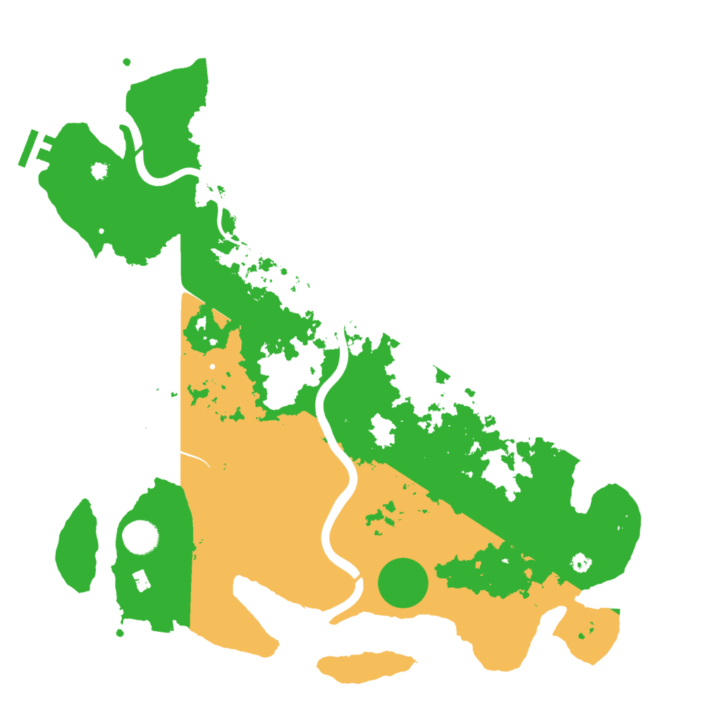 Biome Rust Map: Procedural Map, Size: 3800, Seed: 29929225