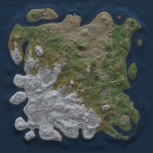 Thumbnail Rust Map: Procedural Map, Size: 4250, Seed: 6531539, 19 Monuments