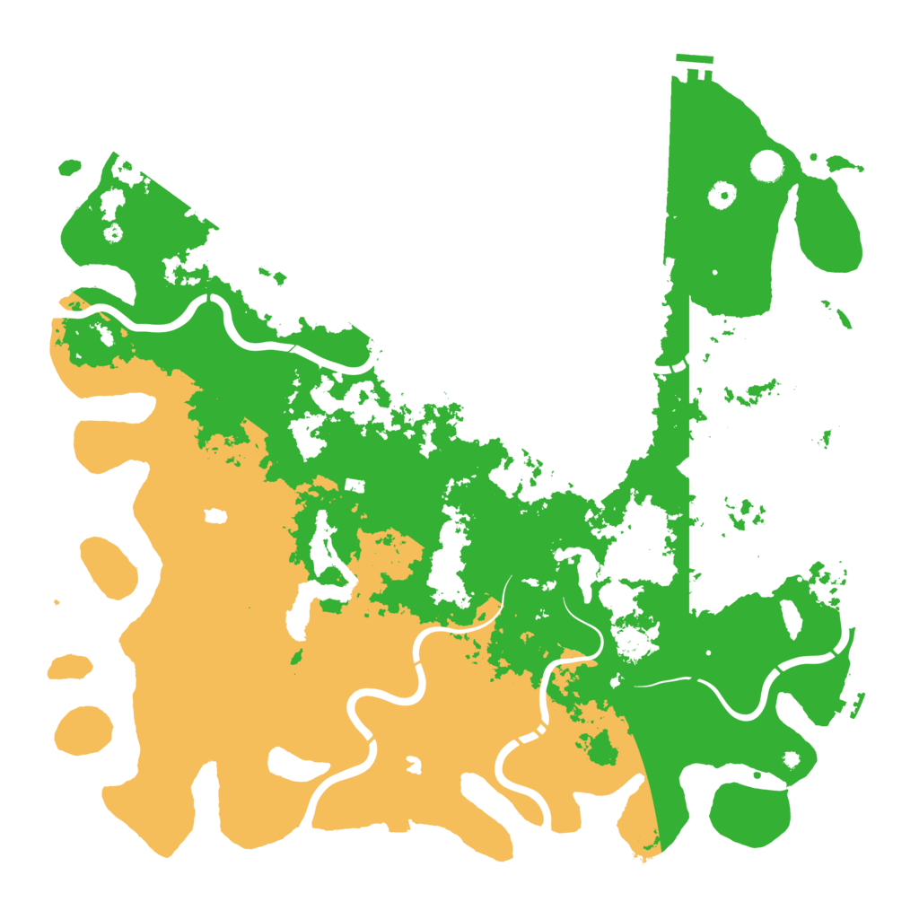 Biome Rust Map: Procedural Map, Size: 5000, Seed: 48485621