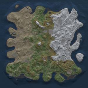 Thumbnail Rust Map: Procedural Map, Size: 4250, Seed: 1104681326, 19 Monuments