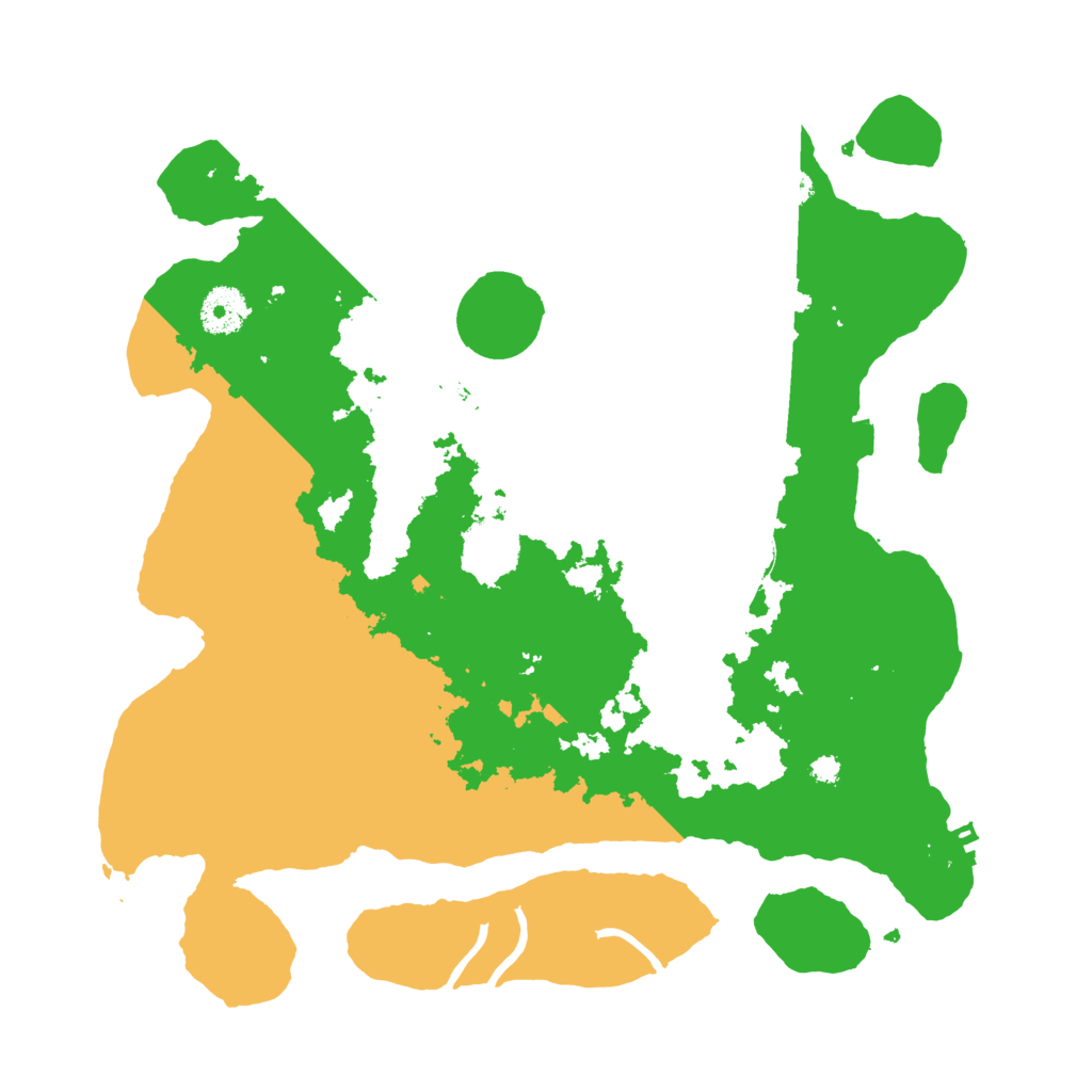 Biome Rust Map: Procedural Map, Size: 3500, Seed: 153325412