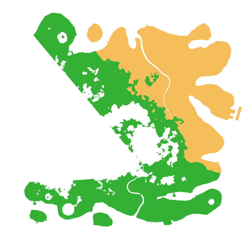 Biome Rust Map: Procedural Map, Size: 3600, Seed: 4042024