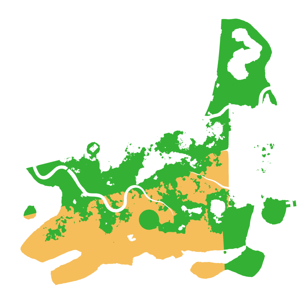 Biome Rust Map: Procedural Map, Size: 4000, Seed: 239084