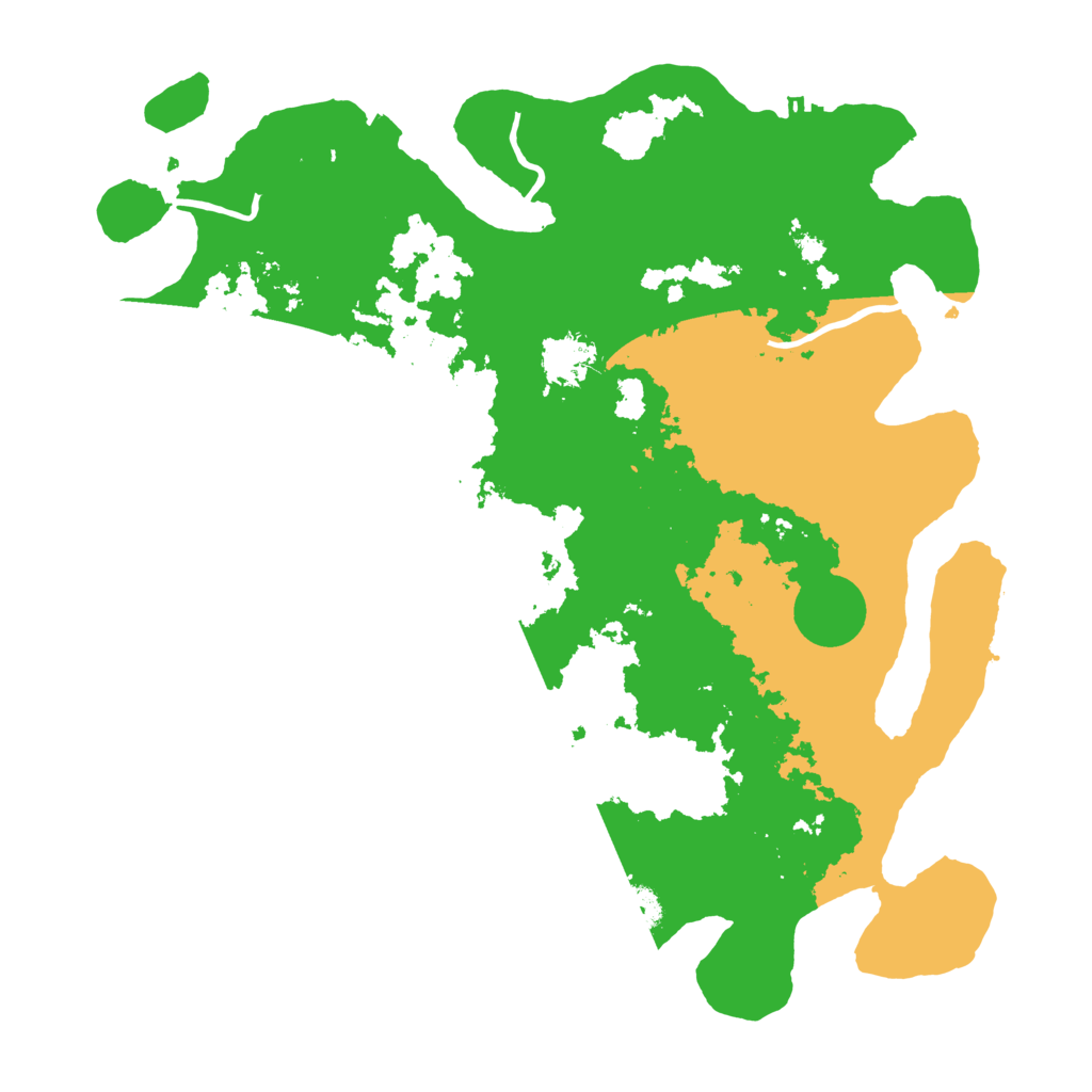 Biome Rust Map: Procedural Map, Size: 4000, Seed: 157368