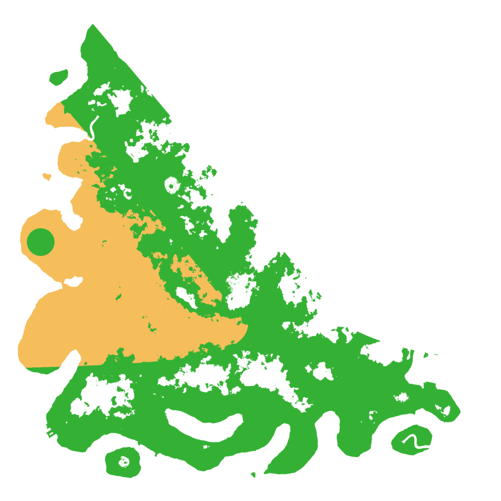 Biome Rust Map: Procedural Map, Size: 4800, Seed: 16934